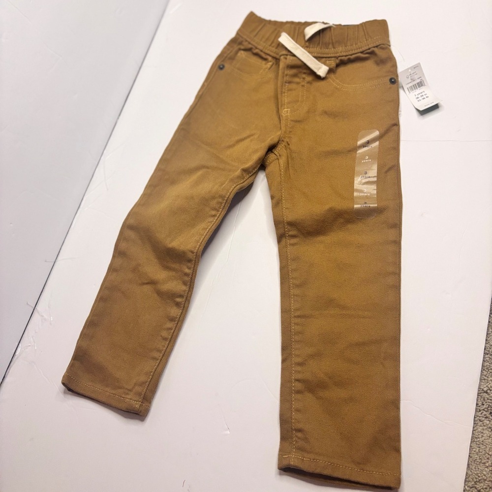 Gap Baby Kids 3Y High Stretch Slim Denim Pants Tobacco Brown‎ 745087-00-1 NWT